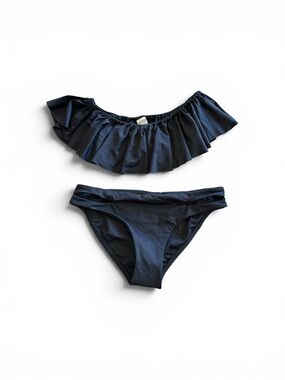 NWOT L*Space Hey Girl Breakers bikini set black small